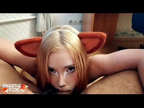 ❤️ Kitsune ağzına sik və cum udmaq ❤ Rus pornosu bizdə ❤